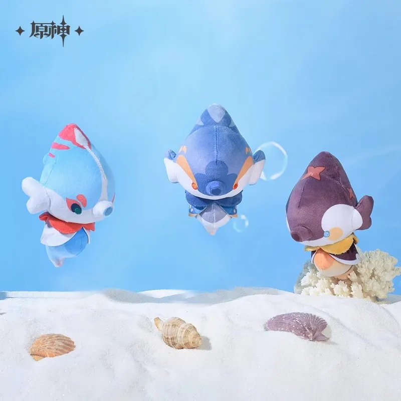 

Game Genshin Impact Official Genuine Product Bubbly Seahorse Theme Ornament Halloween Christmas DIY 3D Gifts Cosplay Ornament
