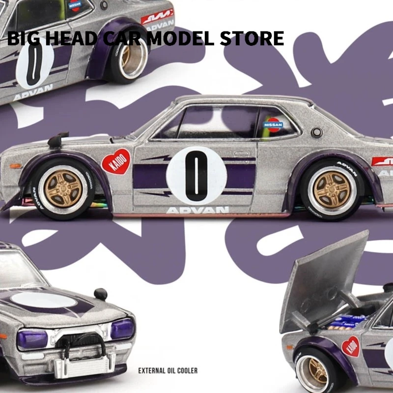 

Kaido House + MINIGT TSM 1:64 165 Skyline подарки для подростков литая под давлением модель автомобиля