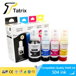 Tatrix-epson 504 t504 bk,epson ecotank l4150/l4160/l4260/l6161/l6171/l6191/l6270/l14150プリンター用の高品質詰め替えインク