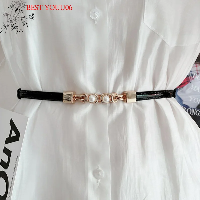 Hot Ladies Adjustable Thin Belts For Women Fashion Luxury Brand Designer Style Skinny Coat Jacket Dress Waist Belt Female