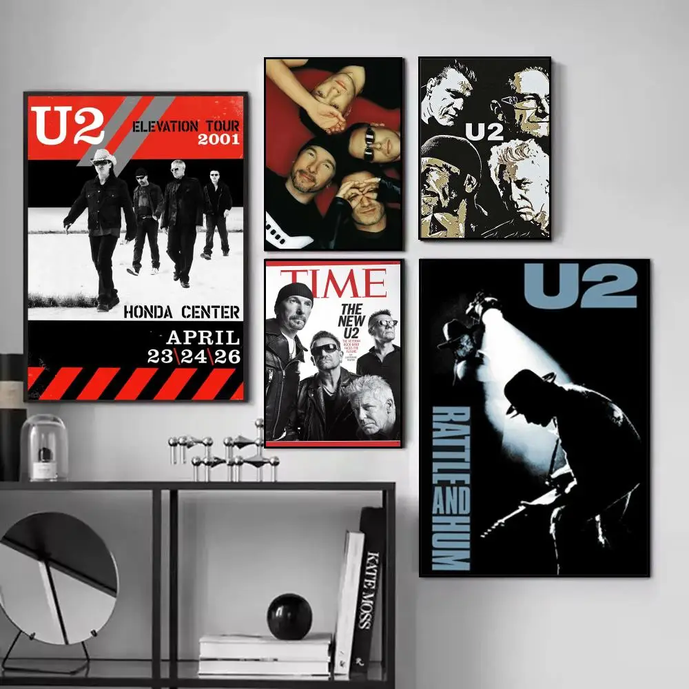 Rock Band U2 Songs Of Surrender Poster HD Waterproof PVC Wall Art - Aesthetic Thickened For Home Hotel Bedroom