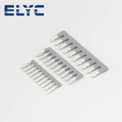 EB10-5/6/8/10 Wiring Jumpers For UK UKK/MBKKB /DIKD 1.5 Connector DIN Rail UK Terminal Block Accessories Insertion Bridge EB 10