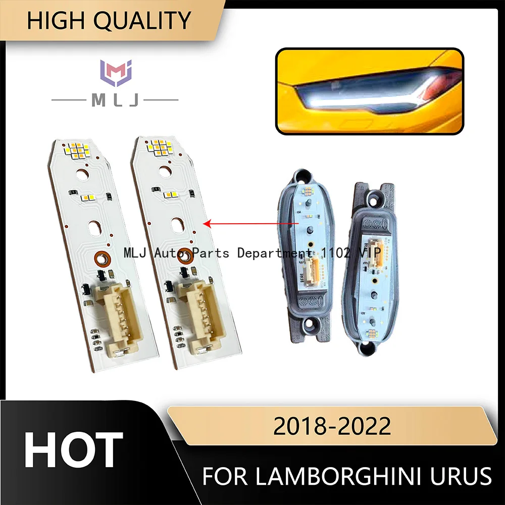 

Белый чип DRL для Lamborghini Urus 2018-2022, модуль Angel Eye DRL, белая плата, чип для дневных ходовых огней