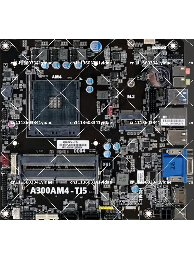 17×17cm Mini-ITX Motherboard, AM4 Socket Support Ryzen 5 5600G, HTPC Home Theater Mainboard view 3