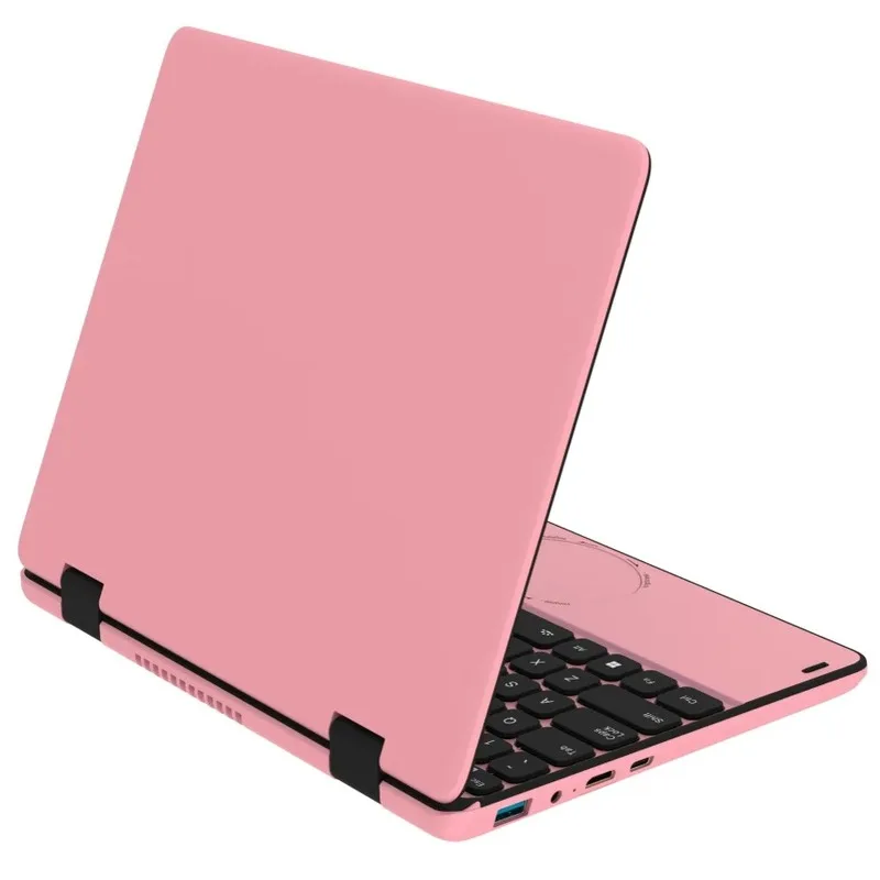 Pink simple modern style laptop