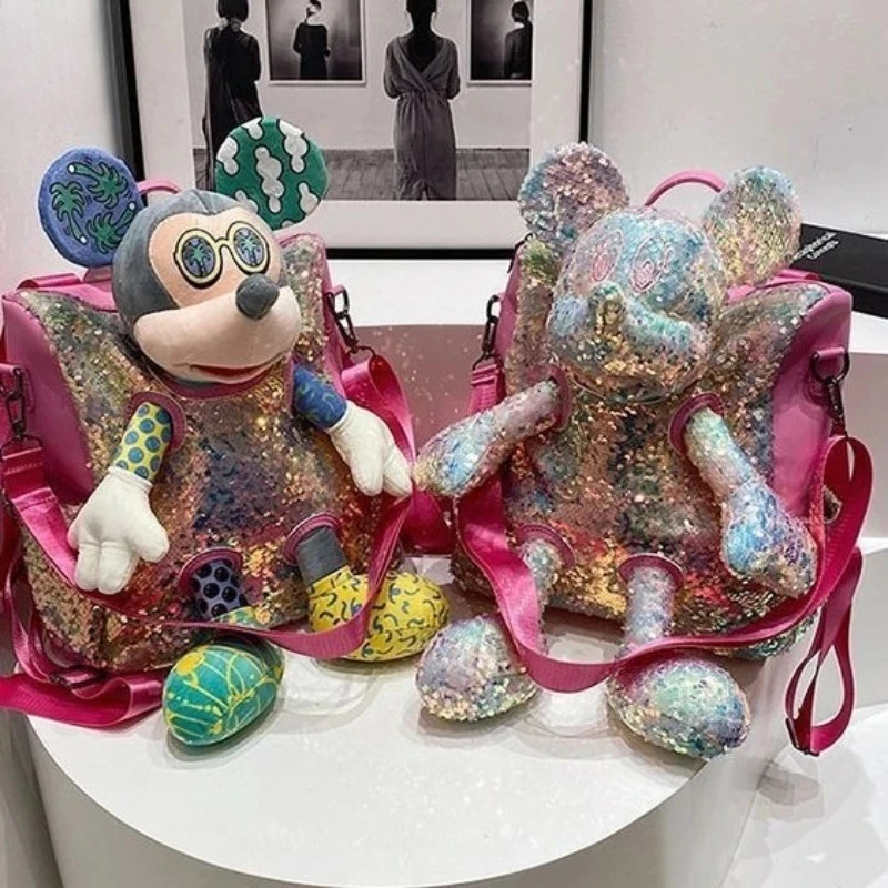 حقيبة ظهر ديزني آرت جرافيتي ترتر أنيقة وفريدة من نوعها وعصرية ورائعة وحقيبة ظهر كاجوال ذات سعة كبيرة للاستخدام اليومي والسفر