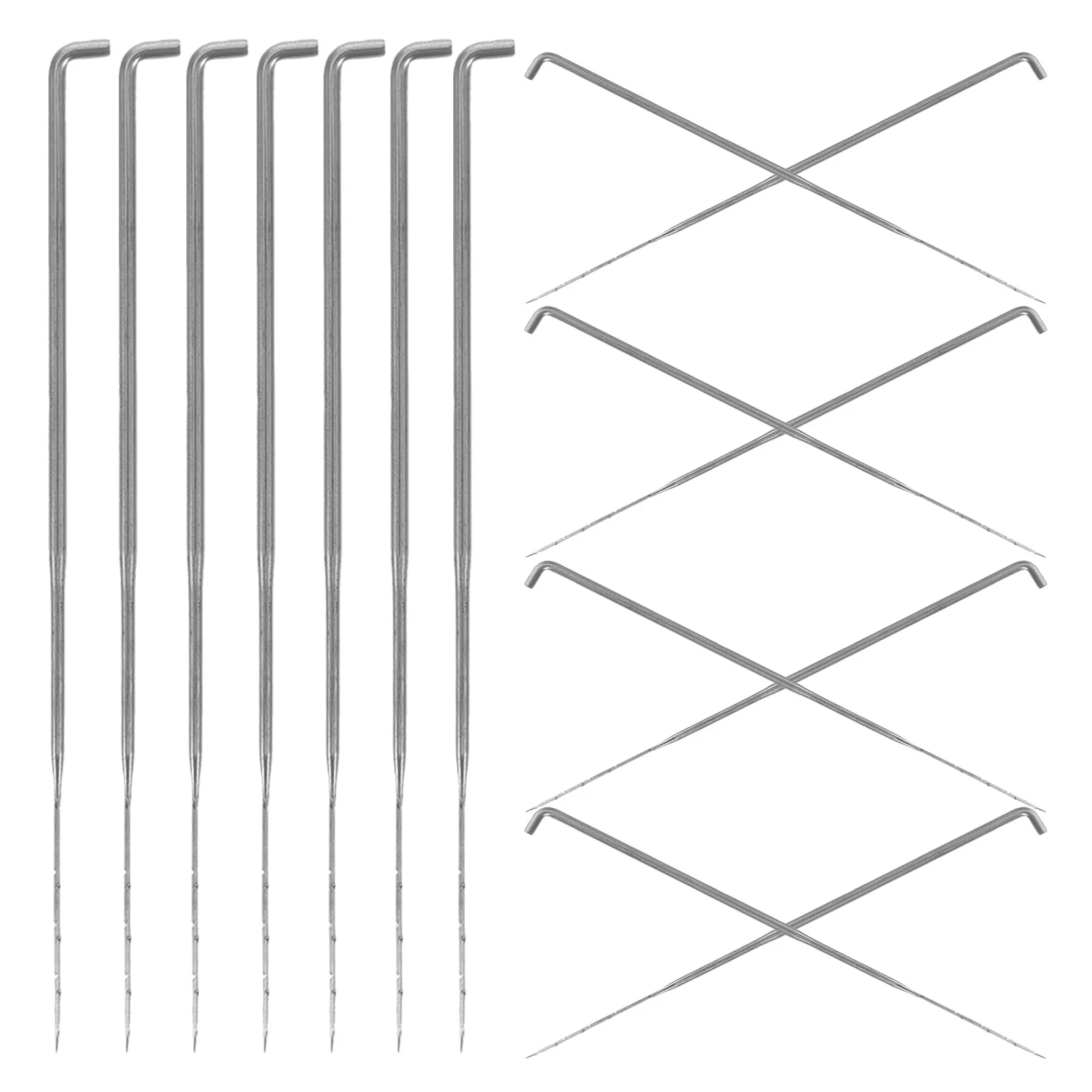 

100pcs Wool Needle Kit Metal Punch Embroidery Tool 9.1Cm For Diy Craft Projects Felting Needles Set Beginner Supplies Needle