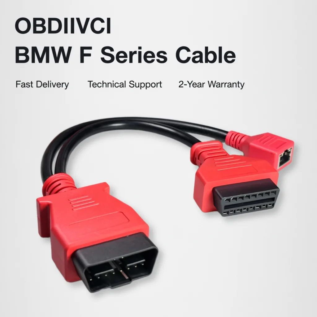 OBDIIVCI Newest B-M-W For MS908 PRO Series Ethernet Cable For Autel Maxisys B-M-W F Series Cable