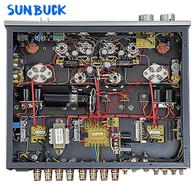 Sunbuck-amplificador do auscultador do tubo do vácuo, classe equilibrada A, canta Put, 2.0, 8W, 6SN7, 6SL7, 274B, 300B