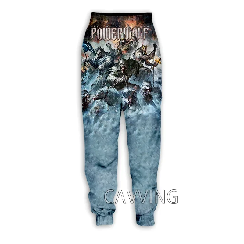 New Fashion  Powerwolf   3D Printed Casual Pants Sports Sweatpants Straight Pants Sweatpants Jogging Pants Trousers   P02