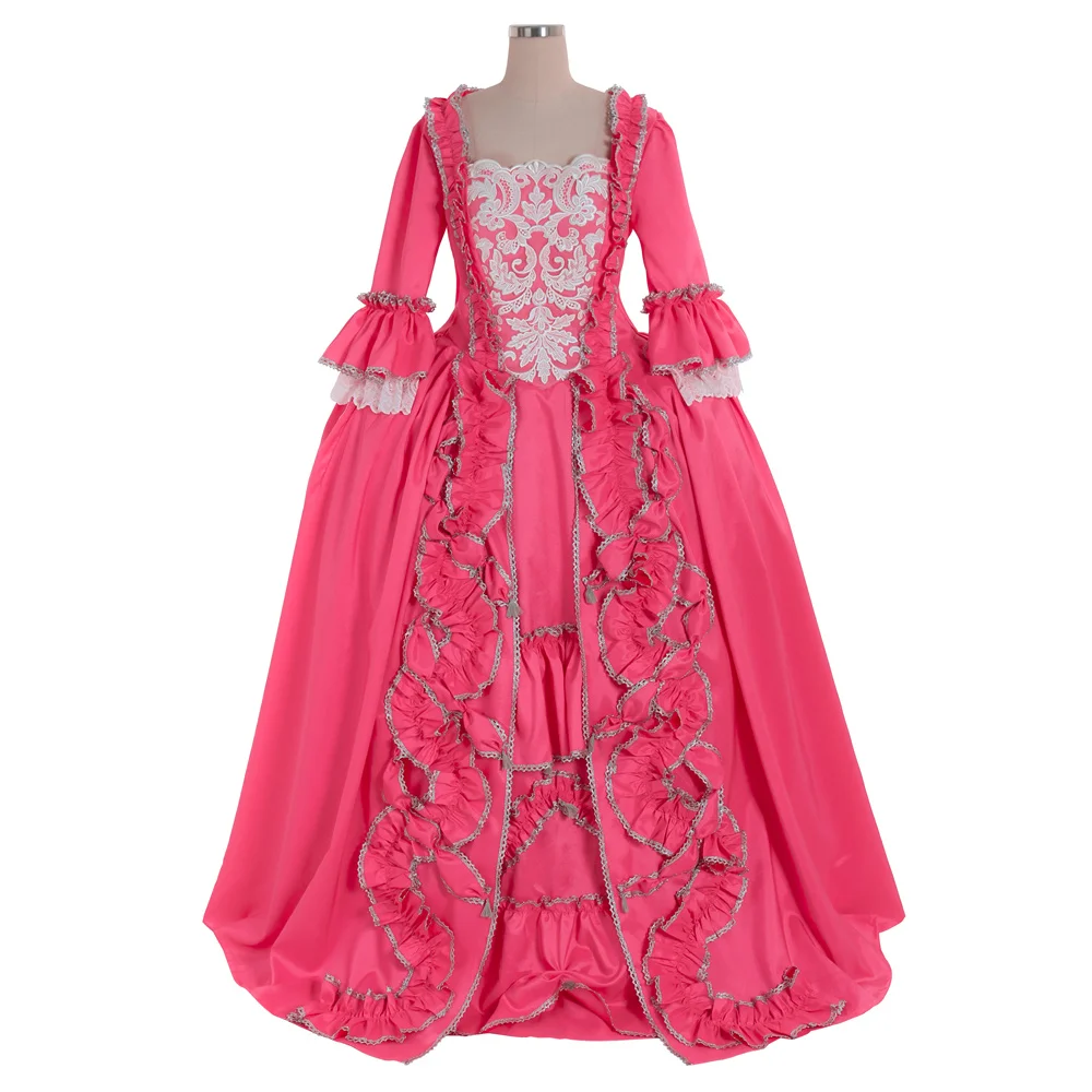 

18th Century Colonial Marie Antoinette Dress Gorgeous Rococo Princess Costume Halloween Xmas Masquerade Ball Gown