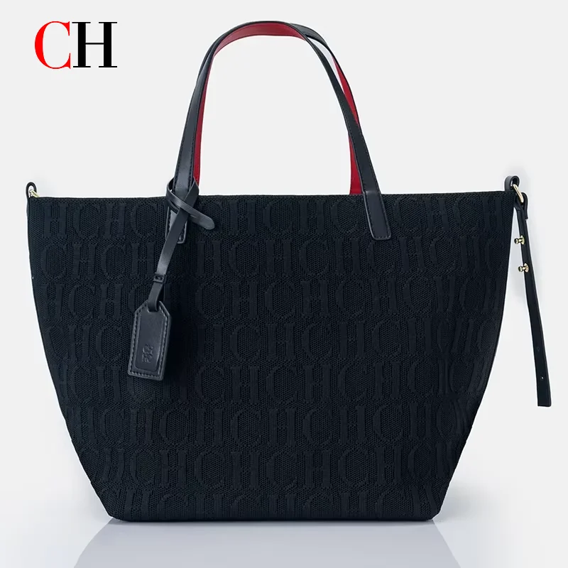 CH Brand Tote Bag Fly Woven Bag Vintage Fashion Designer Solid Color Large Capacity Multifunctional 2025 New Women's Tote