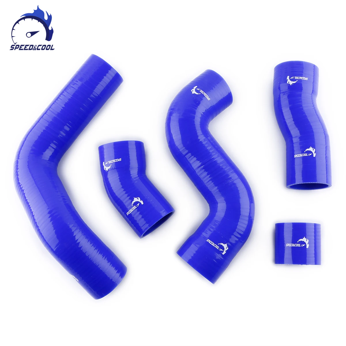 

SPEED&COOL For 1998-2006 Audi A3 S3 TT MK1 Cupra R Seat Leon 1.8T 225 BAM APX Silicone Turbo Boost Hose Kit