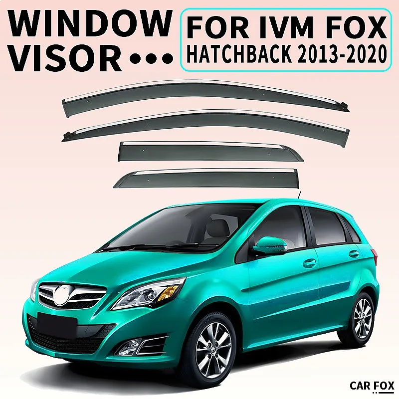 

For IVM Fox 2013-2020 Car Window Visor Rain Guard Side Deflector Sun Shade Awning Auto Accessories