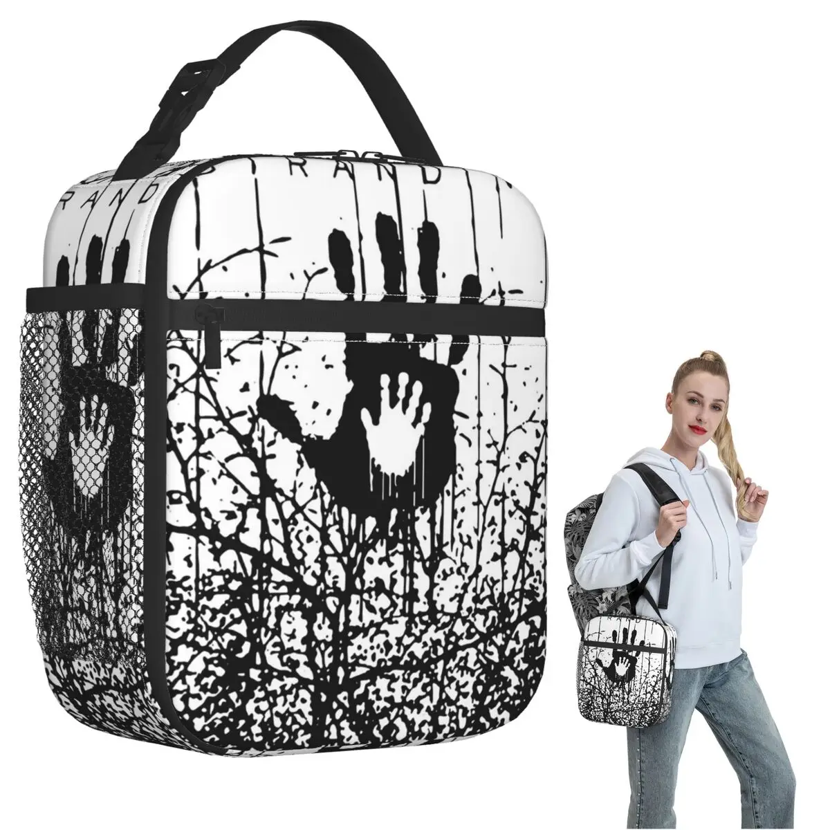 

In The Forest Death Stranding Game For Fans Insulated Lunch Bag for Women Children Leakproof Food Boxes Thermal Lunch Box Tote