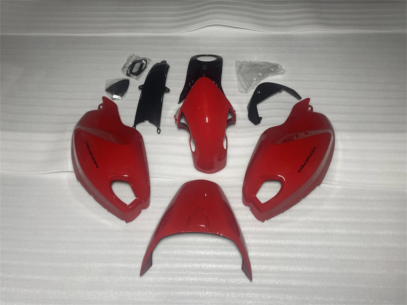 Motorcycle Fairing Suitable for Ducati 696 796 795 M1100 fairing Red Black