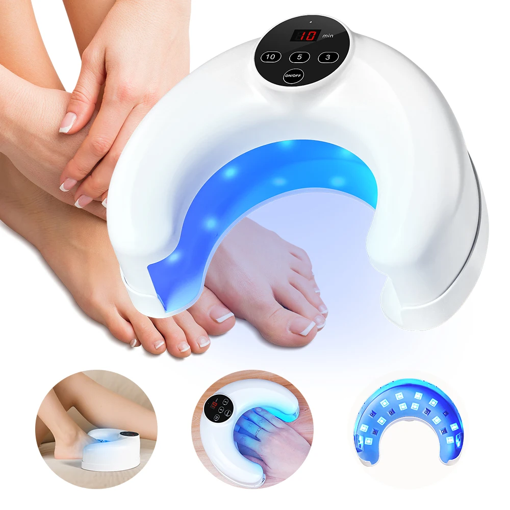 Hand Foot Nail Nail Fungus Laser Device Toenail Fungus Treatment Lamp Infrared Blue Light Anti Fungal Laser Nail Lamp