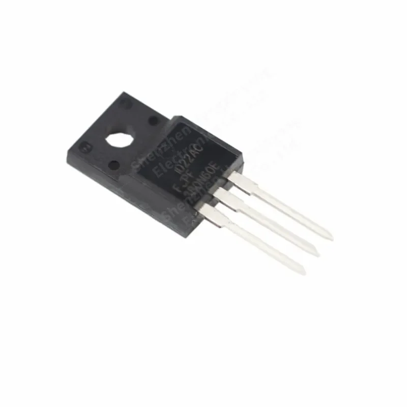10PCS FCPF380N60E-F154 MOS FET pacote TO-220-3 600V10.2A
