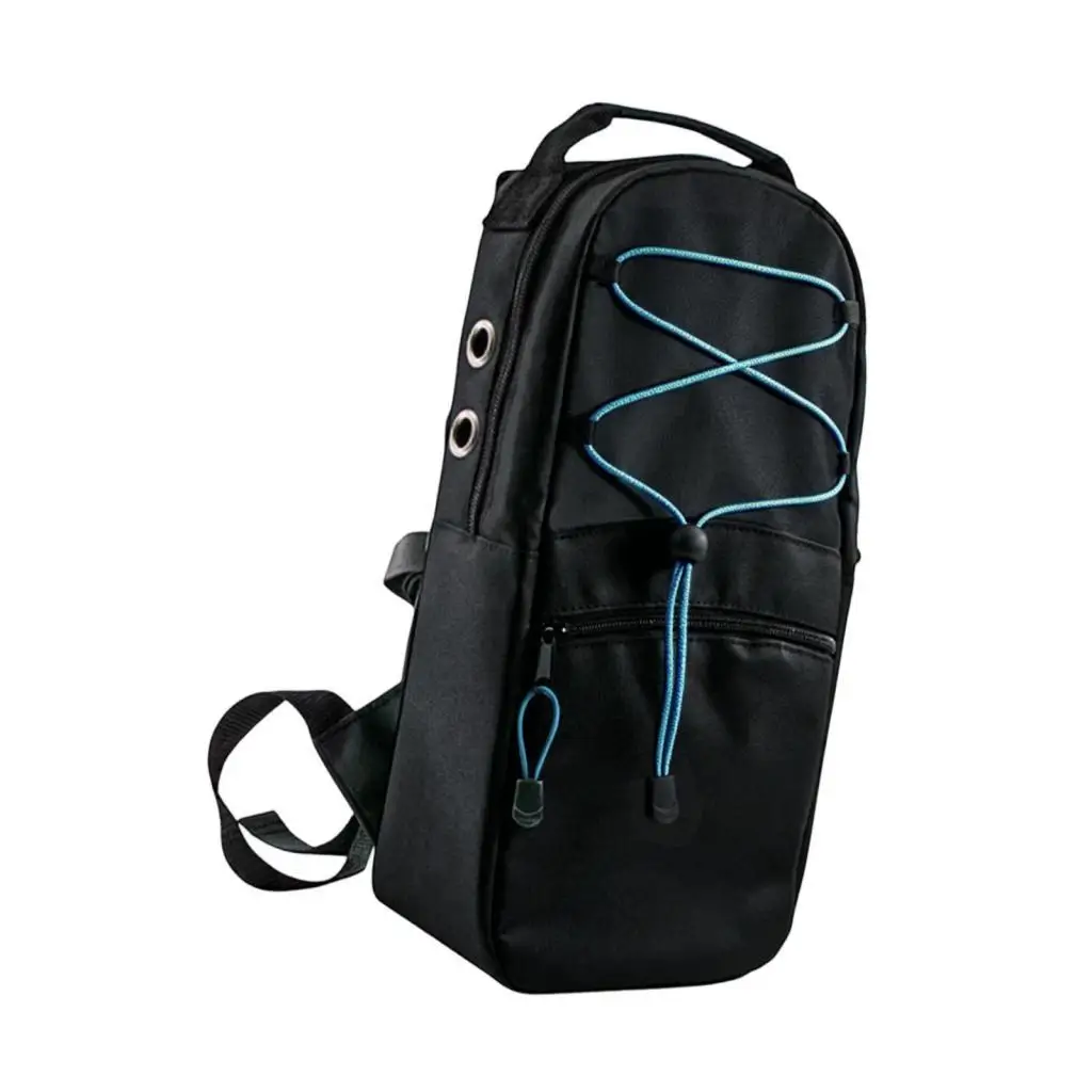 Oxygen Cylinder Carrier Backpack for Home Use 2L Oxford Cloth Bag with Side Opening for Connector
