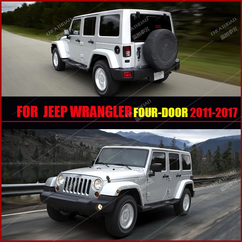 MIDOON Car floor mats for Jeep Wrangler（FOUR DOOR）2011 2012 2013 2014 2015 2016 2017 Custom auto foot Pads automobile