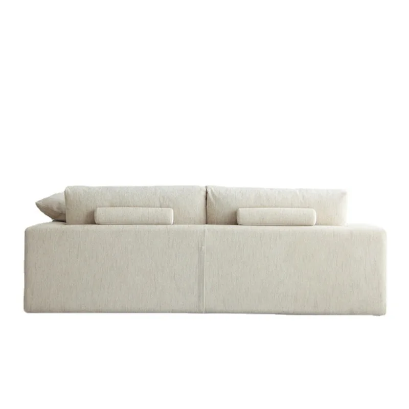 #Simple Design Wood Frame Soft Upholstery 2 Seater Couch Living Room Sofa Home Furniture