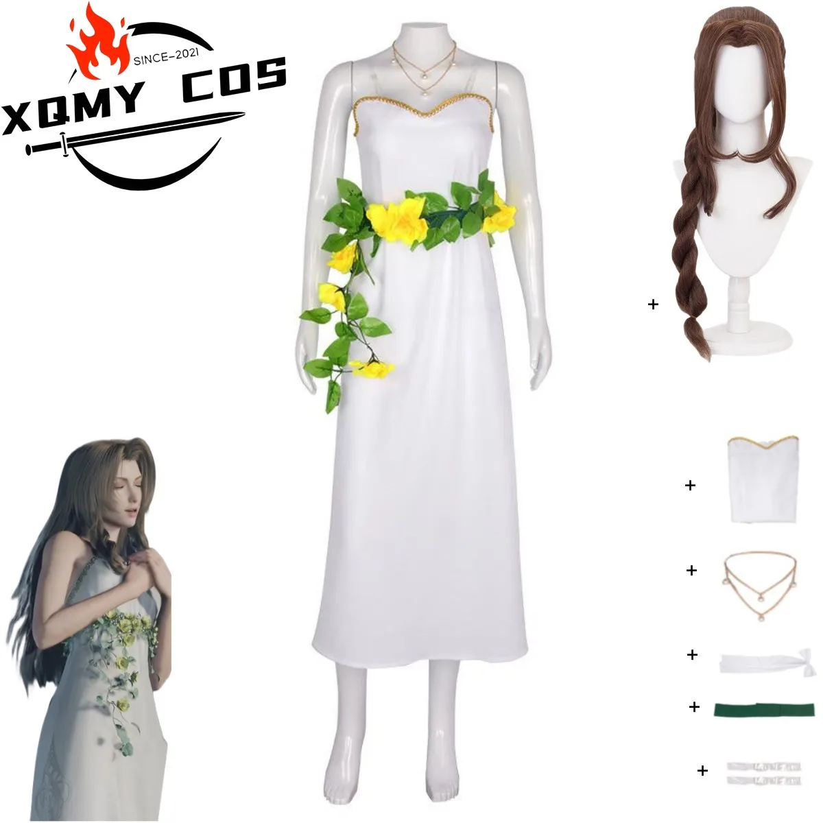 xqgame-final-fantasy-vii-aerith-gainsborough-cosplay-costume-blanc-epaules-nues-robe-taille-decorations-perruque-femme-sexy-fete-sui