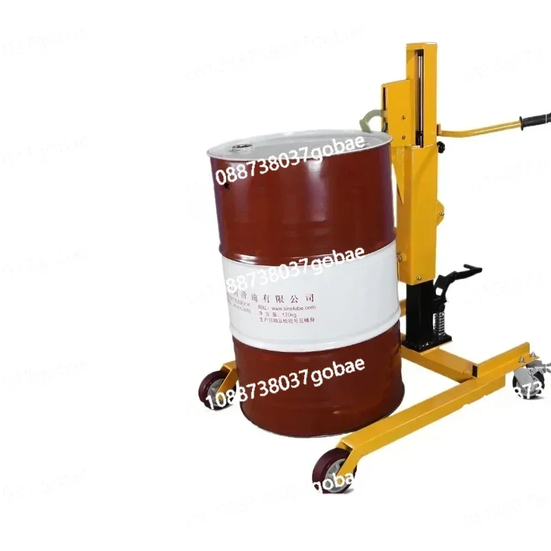 Z manual hydraulic oil drum truck trolley iron drum rising transfer hawkbill forklift