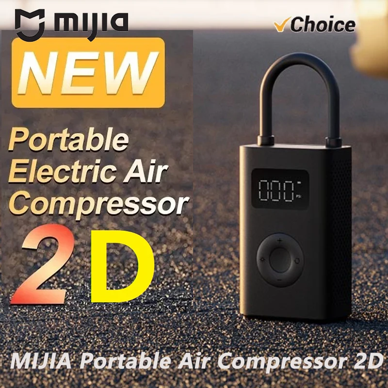 new-2025-mijia-air-pump-2d-25-speed-boost-portable-electric-air-compressor-treasure-150psi-type-c-led-multitool-inflator