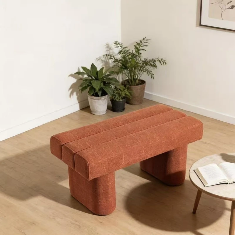 Modern simple bench home porch shoe changing stool small stool sofa stool creative design leisure bench