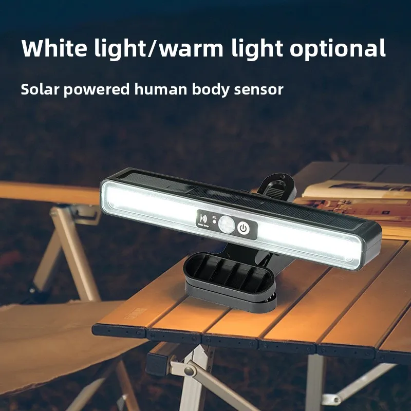

Solar Motion Sensor Wall/Clip Light - Waterproof Outdoor Garden Lamp, Auto On/Off