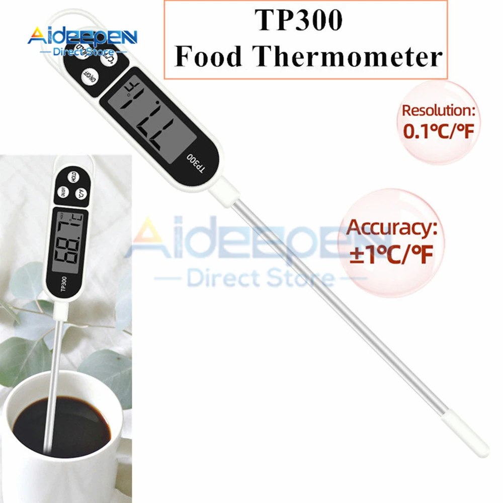 Voedsel Thermometer TP300 Digitale Keuken Thermometer Voor Vlees Koken Eten Probe Bbq Elektronische Oven Keuken Gereedschap