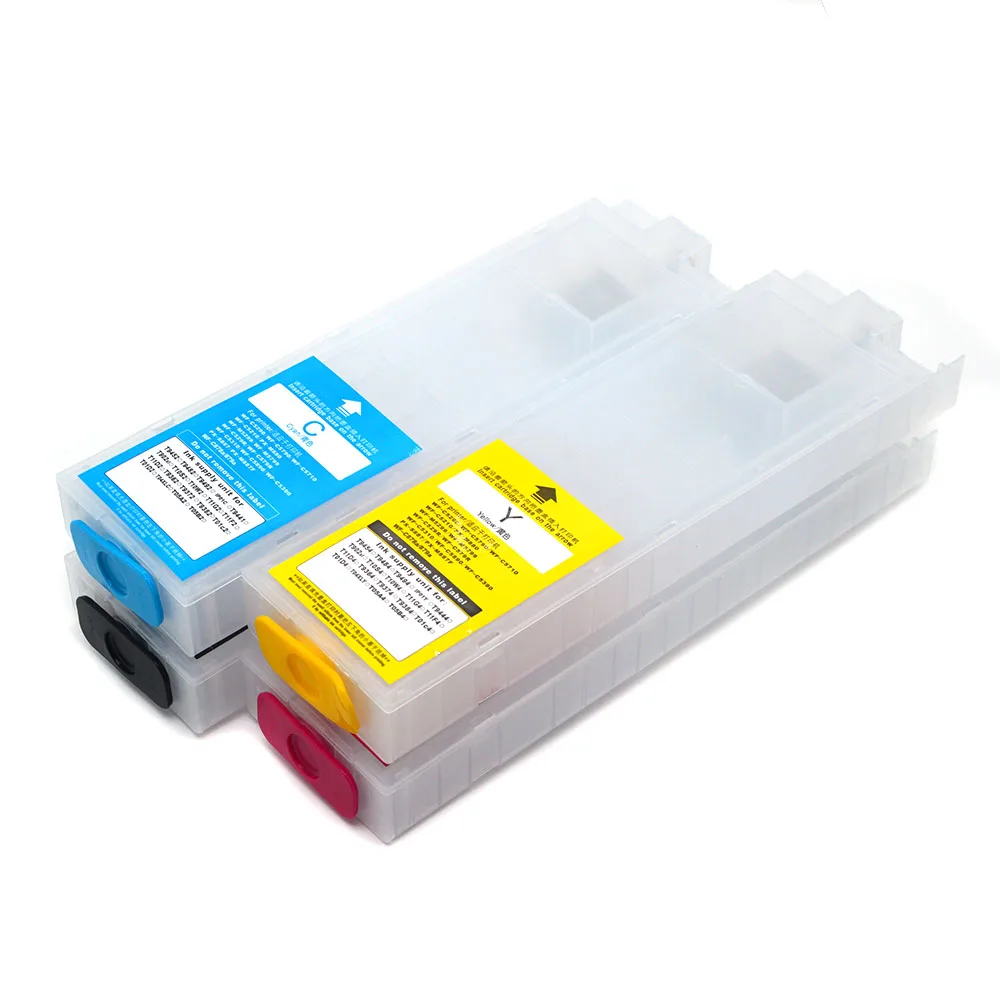 

4PC/Set 320ML Refillable Ink Cartridge No Chip For Epson Workforce Pro WF C5390 C5890 C5810 C5310 C5290 C5790 C5210