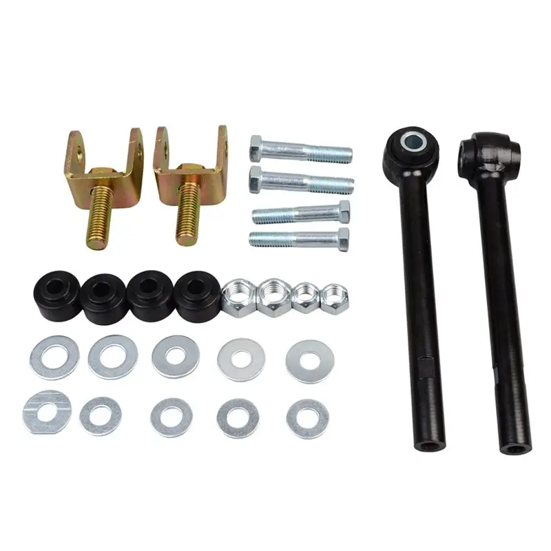 ac29-For Silverado Sierra 2500HD 3500HD 1999- 2019 Compatible 4- 6 Inch Lift Front Sway Bar Link Kit KRSWEL46