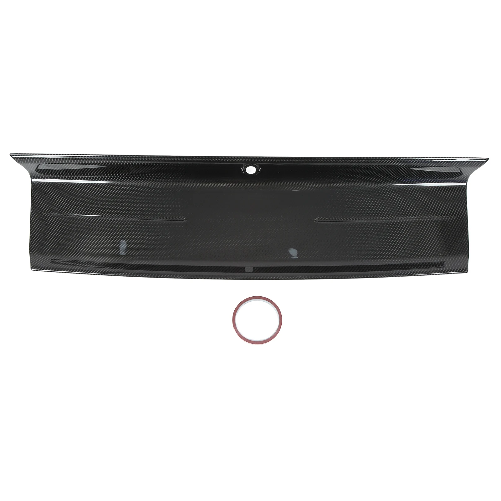 

Carbon Fiber Rear Tailgate Bezel Trunk Lid Cover Trim Replacement for Ford Mustang All Model 2018‑2021