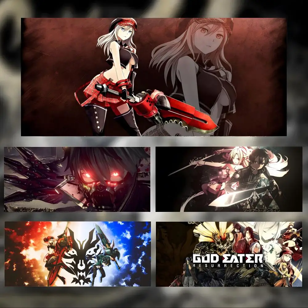 monster hunter model statue G-God Eater Mouse Pad Large Thick Desk Pad Stitched Edges Gaming Mouse Mat for PC