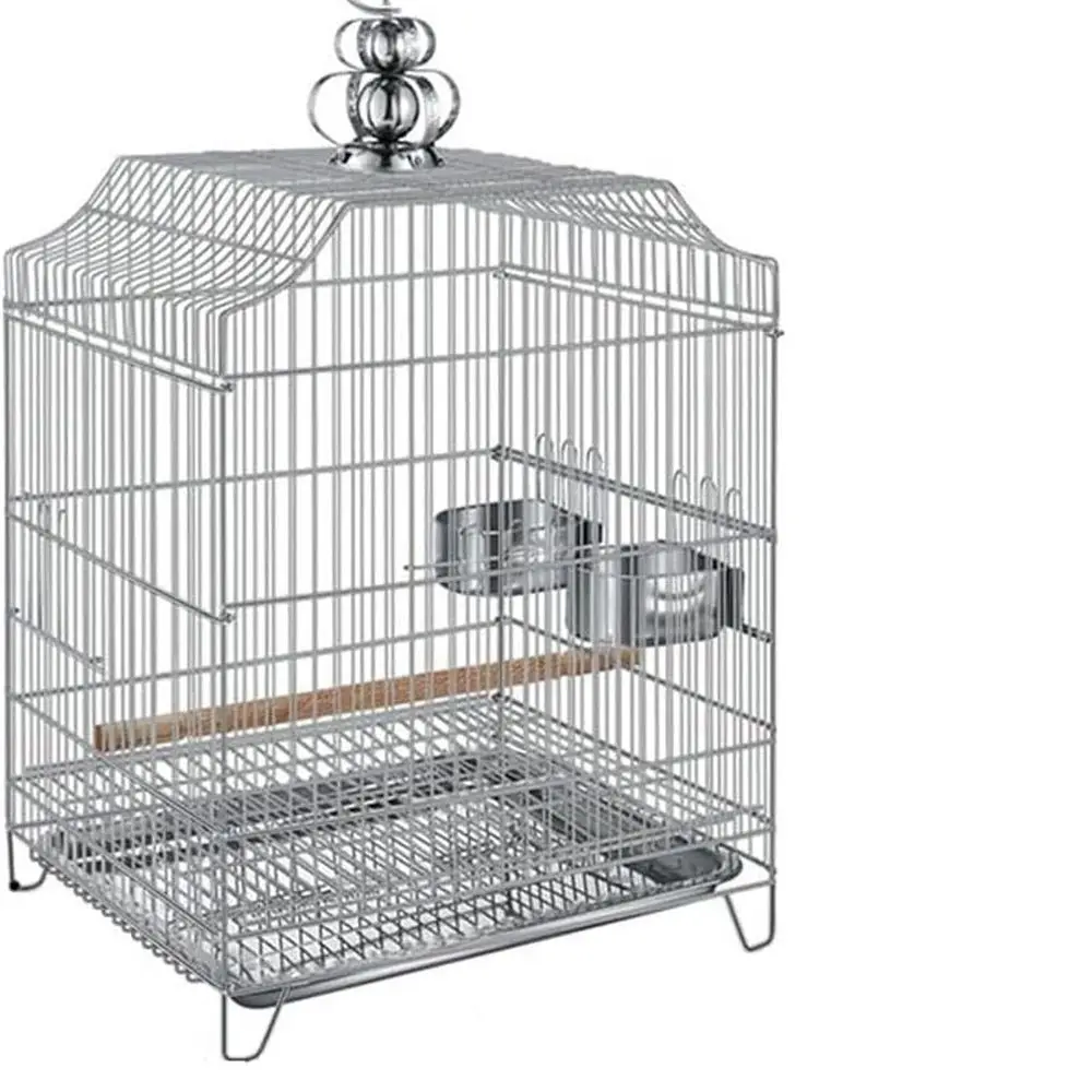 

Металлическая декоративная клетка для птиц для попугаев, канарей, нерозлучников и мелких попугаев