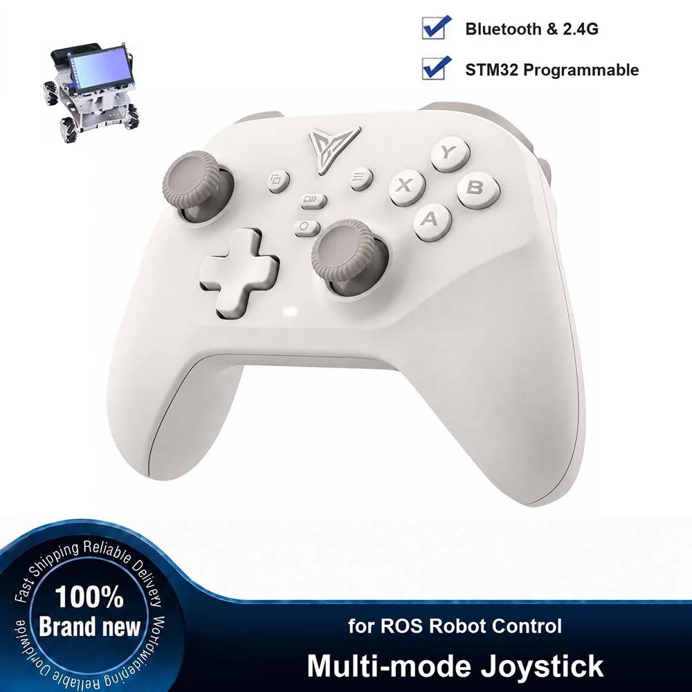 Multi-mode Smart Robot Controller Bluetooth 2.4G Wireless Gamepad DIY Programmable Joystick ROS STM32 Smart Car STEM Education
