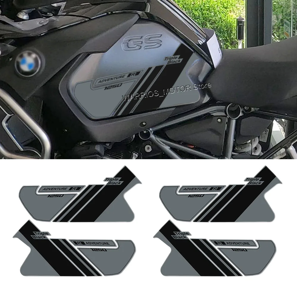 R 1250 R1250 R 1250 GS Motorcycle Fuel Tank Protection Sticker For BMW 1250 GS Adventure Triple Black 2023