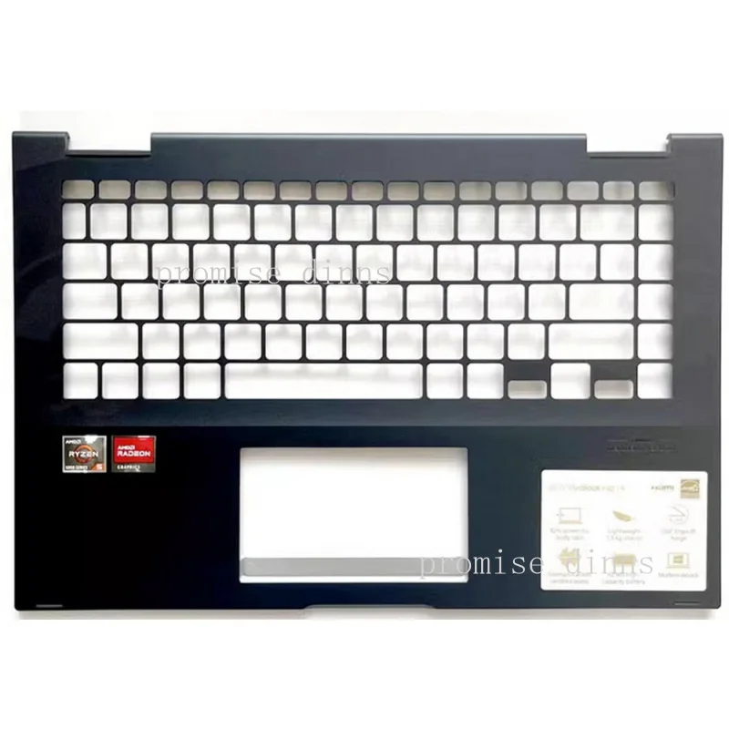 M  For Asus VivoBook Flip 14 TP470 TM420 TP420 Palmrest Upper Case C Shell Blue