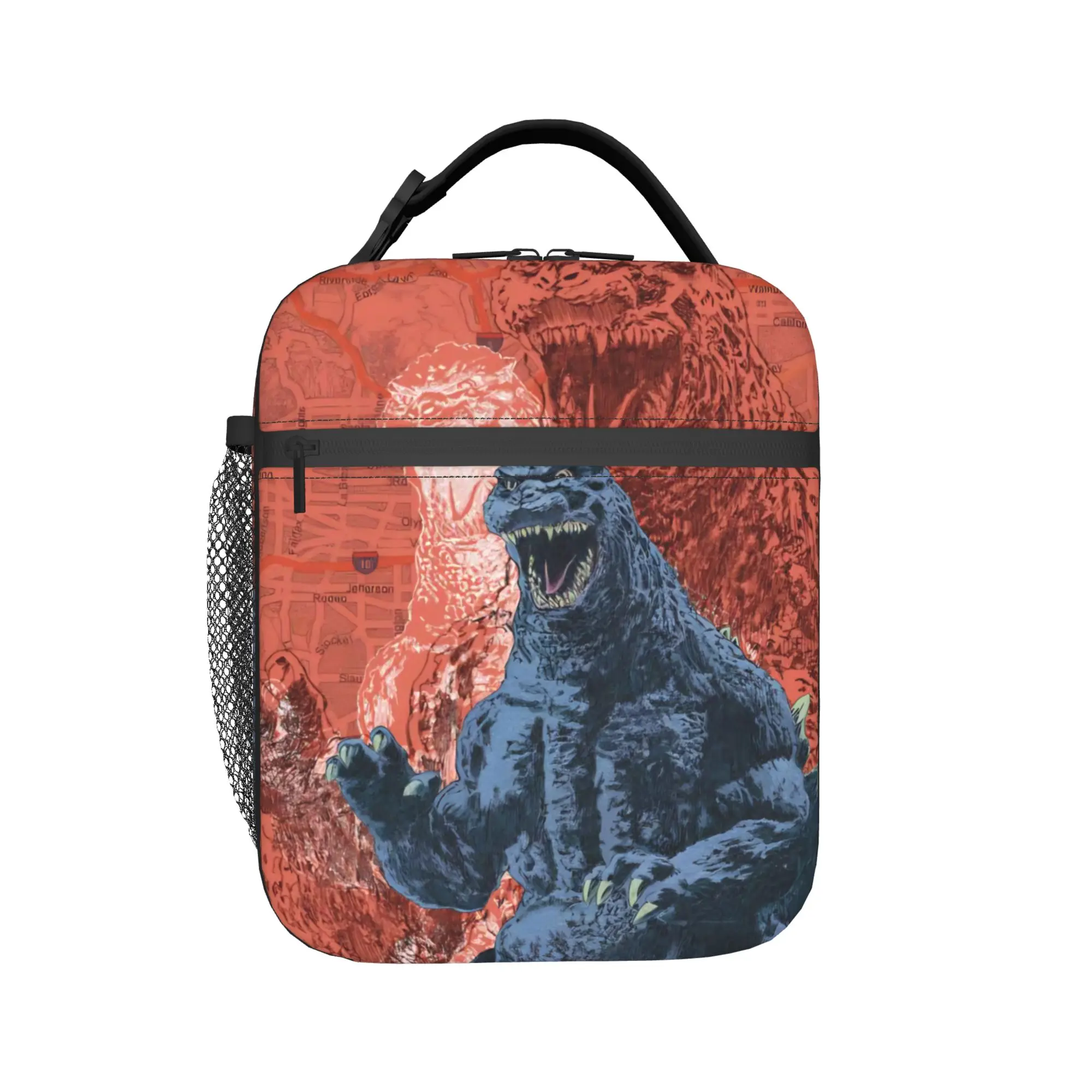 Showa Godzillaed Movie Insulated Lunch Bags Large Monster Lunch Container Thermal Bag Lunch Box Tote Beach  Outdoor Food Bag