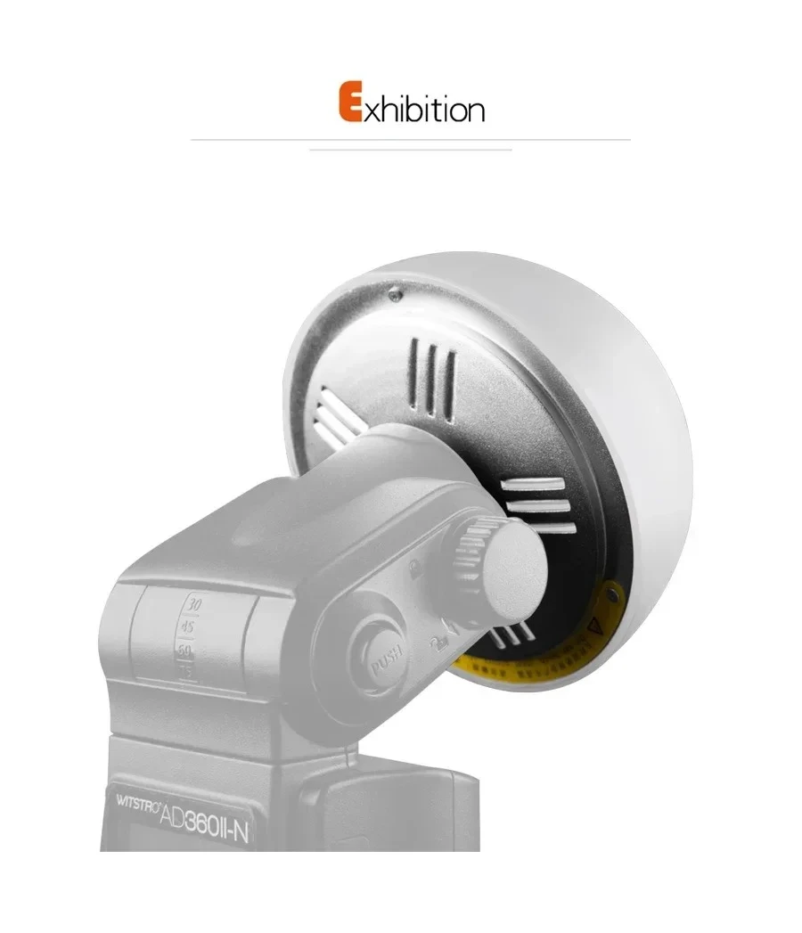 Dome Diffuser Wide Angle Soft Focus Shade Diffuser Witstro AD200 AD200Pro AD360II AD180 AD360 Speedlite