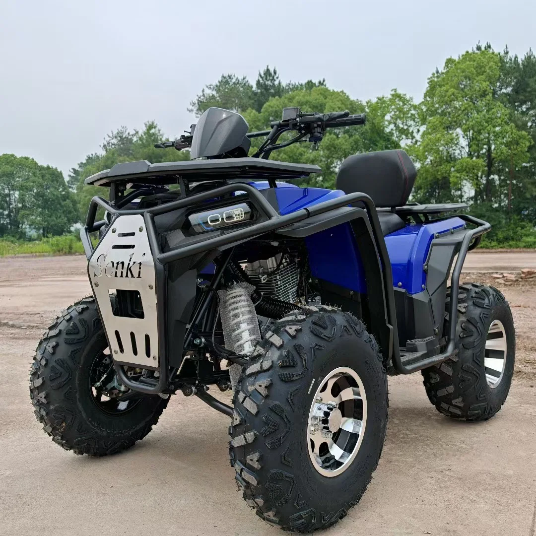 All Terrain 200cc ATV, Automatic Transmission, Off-Road Quad Bike, Beach Buggy for Tourist Attractions, 4-Wheel Drive Vehicle