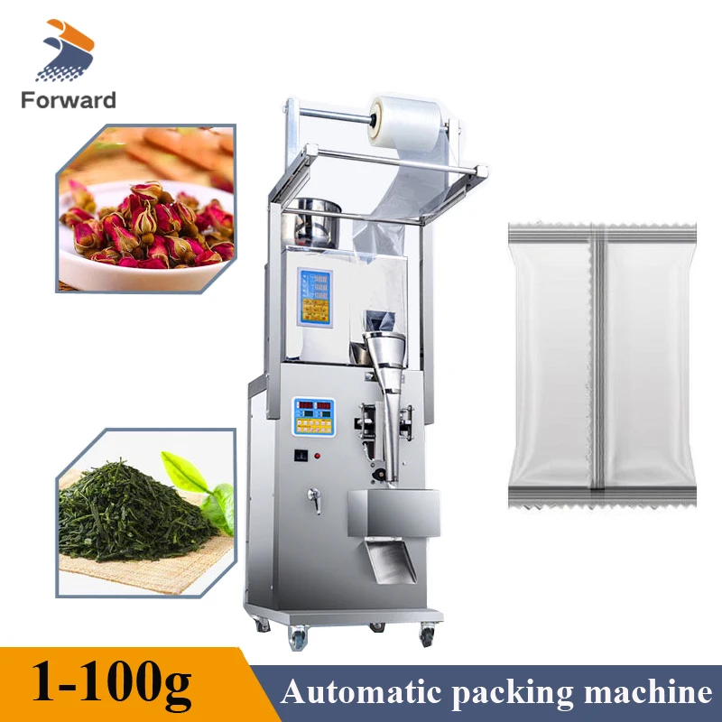 

Vertical Automatic Packaging Machine For Tea Condiment Granule Powder Packing Machine Multifunction Quantitative Filling Machine