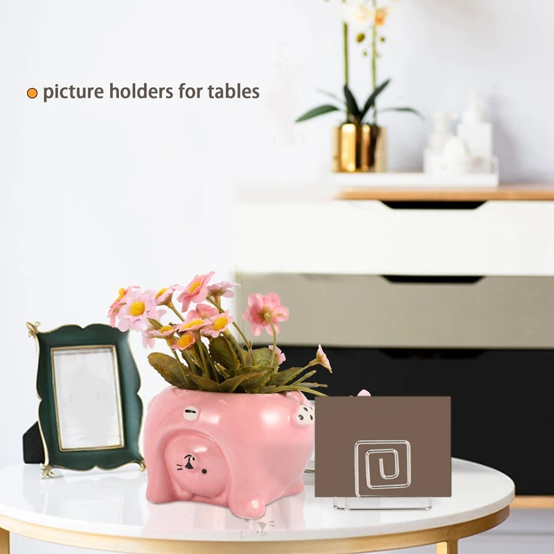 حامل بطاقة مكان الأسلاك ، حامل القائمة ، مقاطع الصور ، الوقوف لحفلات الزفاف ، حفلة عشاء ، 30 قطعة