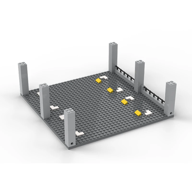 MOC-Briques de construction de modèle de ville pour enfants, champion de vitesse, parking Premium, cadeaux de technologie modulaire, assemblage de vacances, jouets imbibés