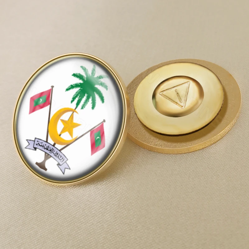 Maldives National Flag Lapel Pins Country Badges