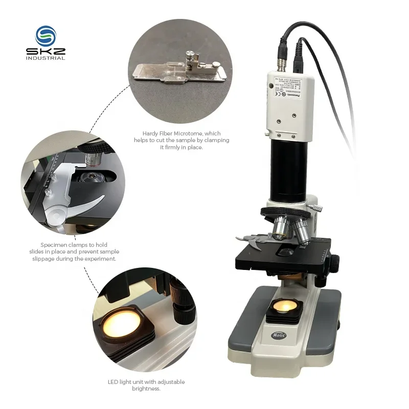 2026 Lab SKZ186A Textile Fiber Fineness Comprehensive Analyzer Microscope for Non Woven Fabric