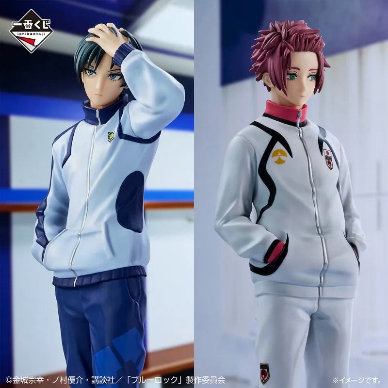 Origina l BANDAI Ichiban Kuji B-E-CK entscheidende Schlacht Ryuusei Shidou Rin Itoshi Itoshi Sae Figur Anime Aktion Modell Spielzeug Technik ft