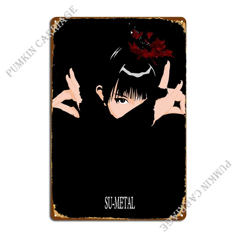 Su-Metal ~ Babymetal Metal Sign Retro Customized Designing Bar Cave Wall Decor Tin Sign Poster