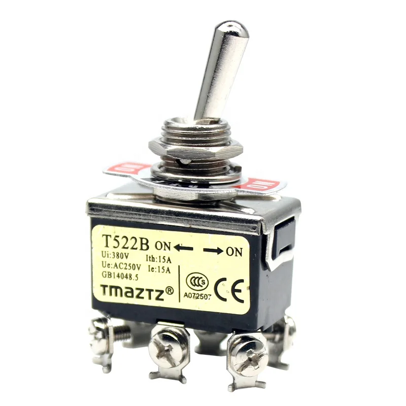 

15A 250V 20A 125V AC ON ON 2 Position DPDT 6Pin Heavy Duty Rocker Toggle Switches